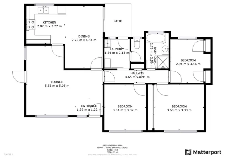Floorplan of Homely house listing, 41 Allan Street, Nyah West VIC 3595