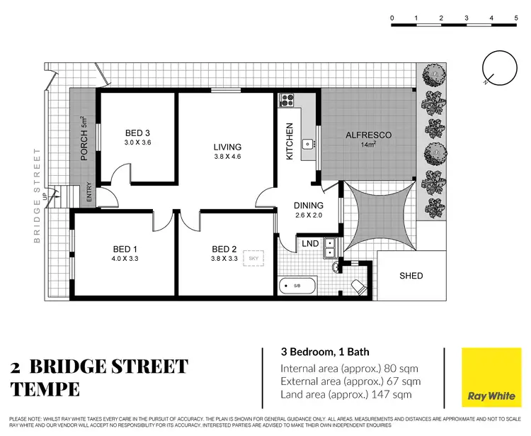 Floorplan of Homely house listing, 2 Bridge Street, Tempe NSW 2044