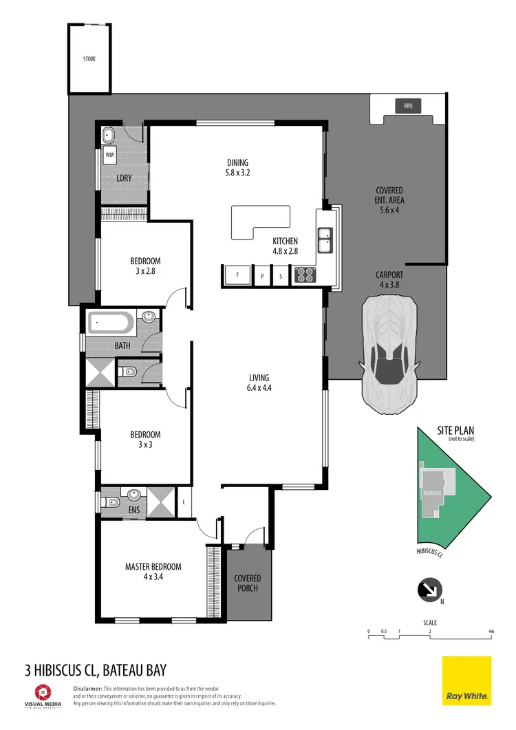 Floorplan of Homely house listing, 3 Hibiscus Close, Bateau Bay NSW 2261
