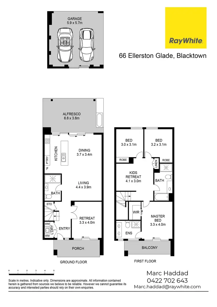 Floorplan of Homely house listing, 66 Ellerston Glade, Blacktown NSW 2148