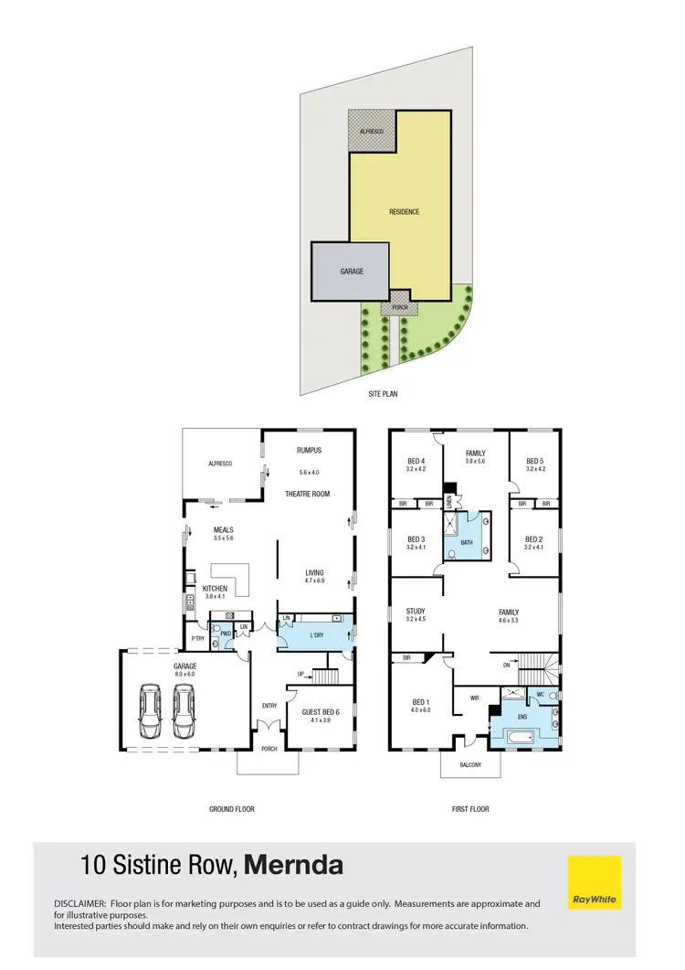 Floorplan of Homely house listing, 10 Sistine Row, Mernda VIC 3754