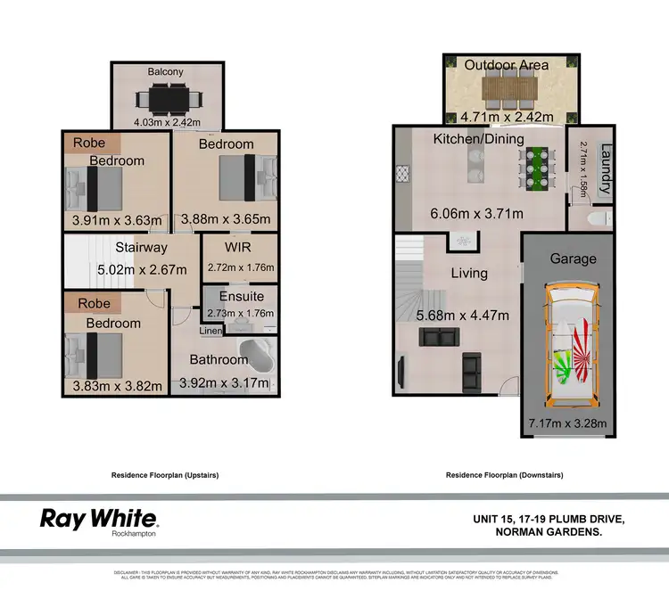 Floorplan of Homely unit listing, 15/17-19 Plumb Drive, Norman Gardens QLD 4701