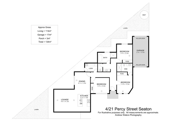 Floorplan of Homely house listing, 4/21 Percy Street, Seaton SA 5023