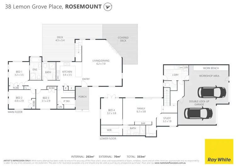 Floorplan of Homely house listing, 38 Lemon Grove Place, Rosemount QLD 4560
