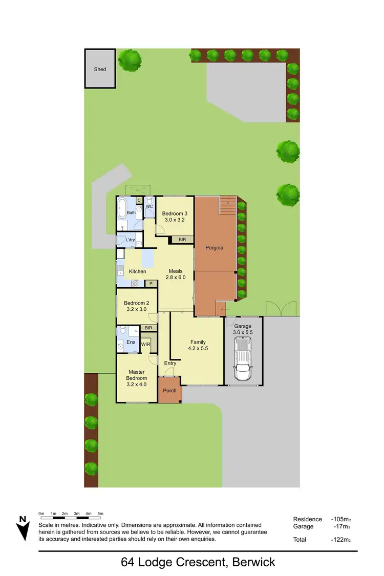 Floorplan of Homely house listing, 64 Lodge Crescent, Berwick VIC 3806