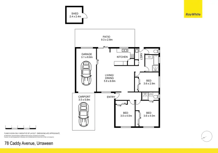 Floorplan of Homely house listing, 78 Caddy Avenue, Urraween QLD 4655