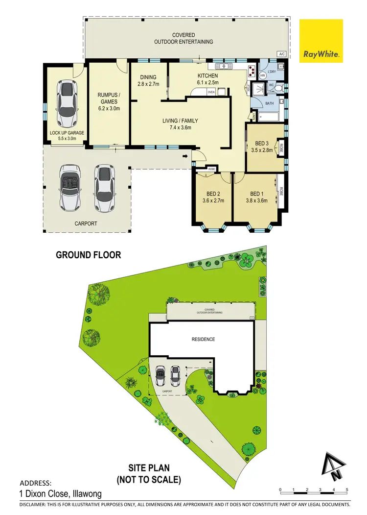 Floorplan of Homely house listing, 1 Dixon Close, Illawong NSW 2234