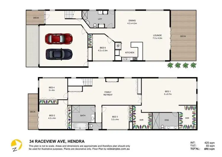 Floorplan of Homely house listing, 34 Raceview Avenue, Hendra QLD 4011