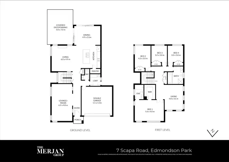 Floorplan of Homely house listing, 7 Scapa Road, Edmondson Park NSW 2174