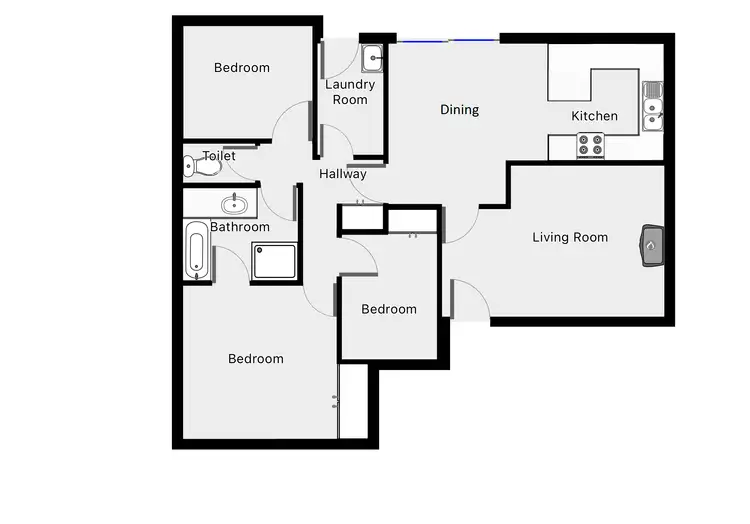 Floorplan of Homely house listing, 15 Crane Drive, Buronga NSW 2739