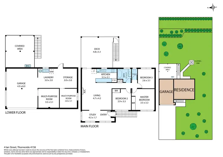 Floorplan of Homely house listing, 4 Ian Street, Thorneside QLD 4158