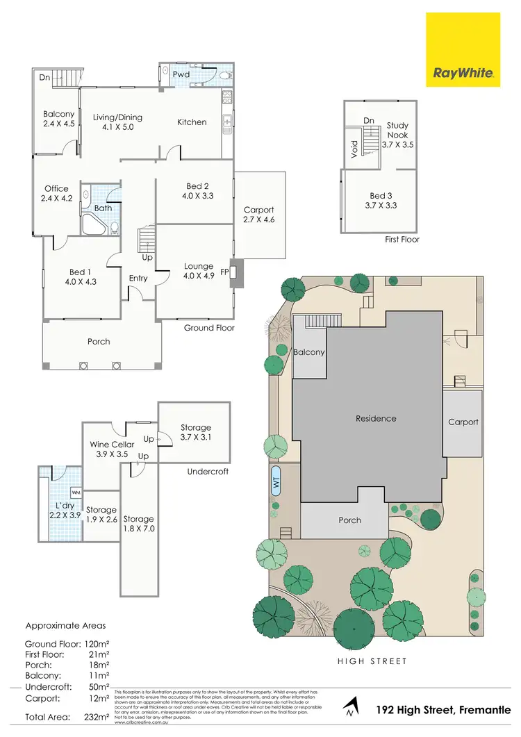Floorplan of Homely house listing, 192 High Street, Fremantle WA 6160