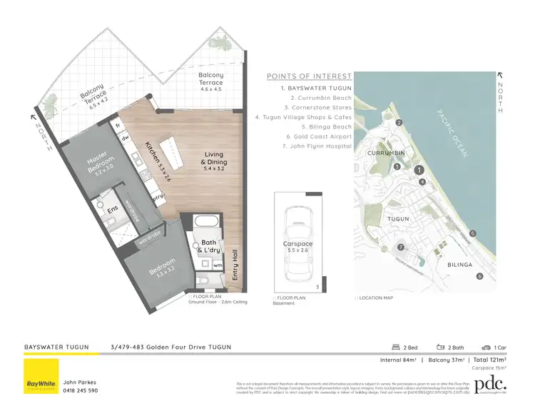 Floorplan of Homely house listing, 3/479-483 Golden Four Drive, Tugun QLD 4224