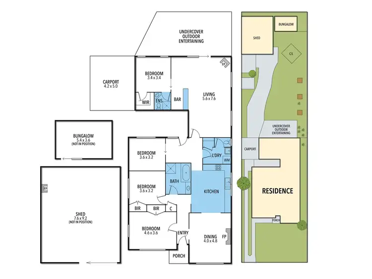 Floorplan of Homely house listing, 28 Deas Street, Benalla VIC 3672