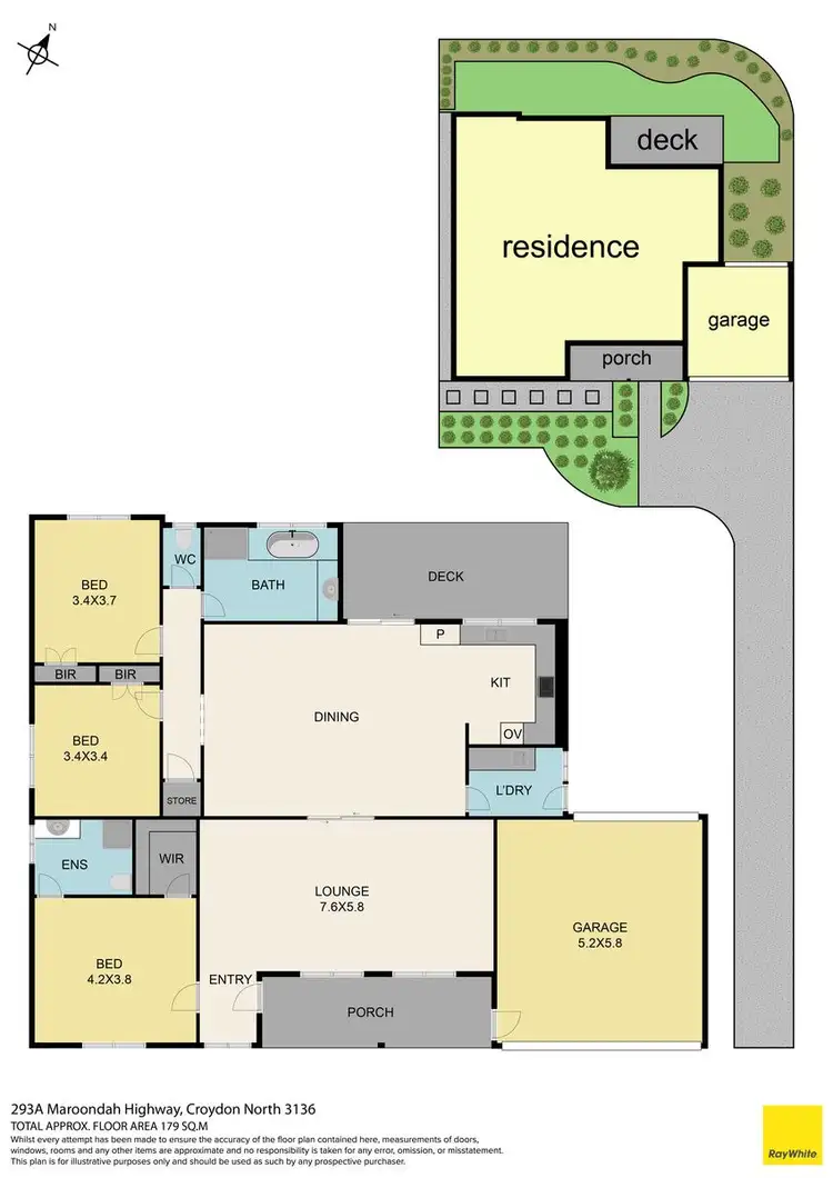 Floorplan of Homely house listing, 293A Maroondah Highway, Croydon North VIC 3136