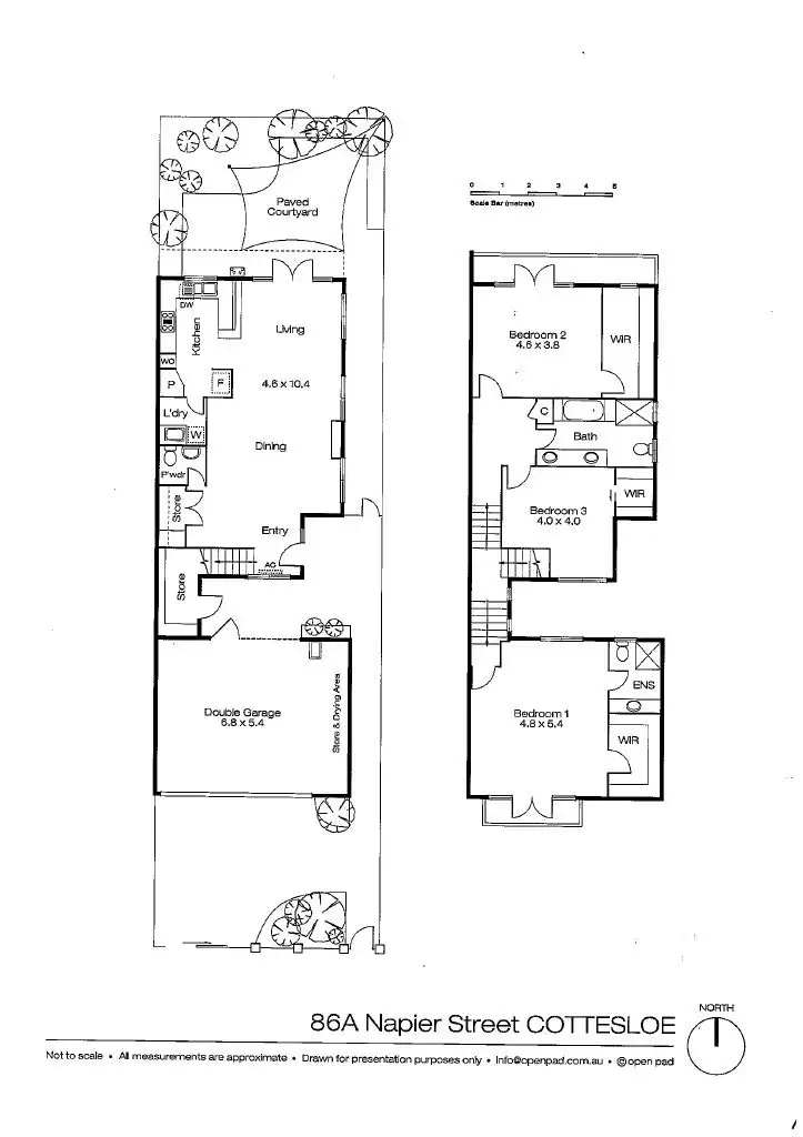Floorplan of Homely house listing, 86A Napier Street, Cottesloe WA 6011