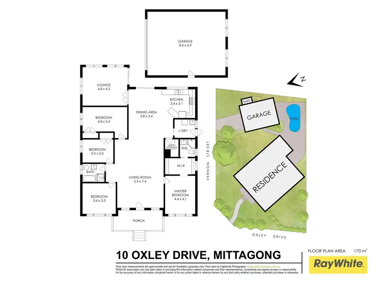 Floorplan of Homely house listing, 10 Oxley Drive, Mittagong NSW 2575