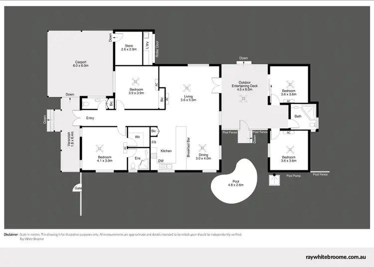 Floorplan of Homely house listing, 3 Eleanor Loop, Cable Beach WA 6726