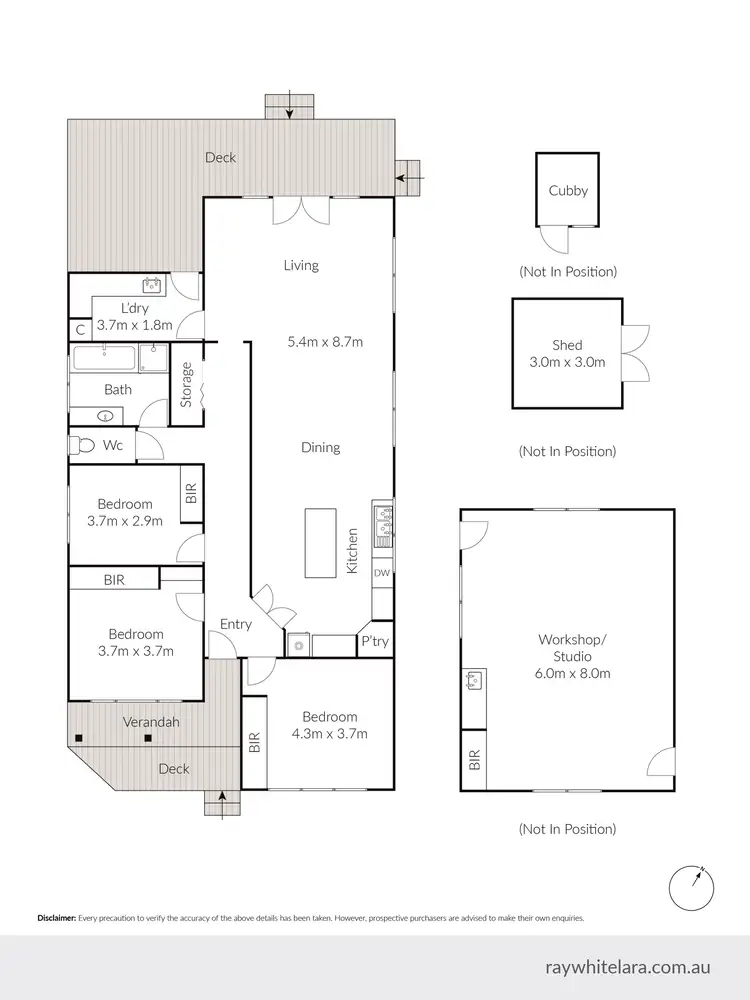 Floorplan of Homely house listing, 71 Flinders Avenue, Lara VIC 3212