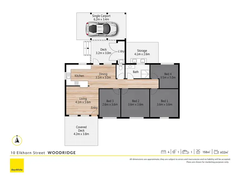 Floorplan of Homely house listing, 10 Elkhorn Street, Woodridge QLD 4114