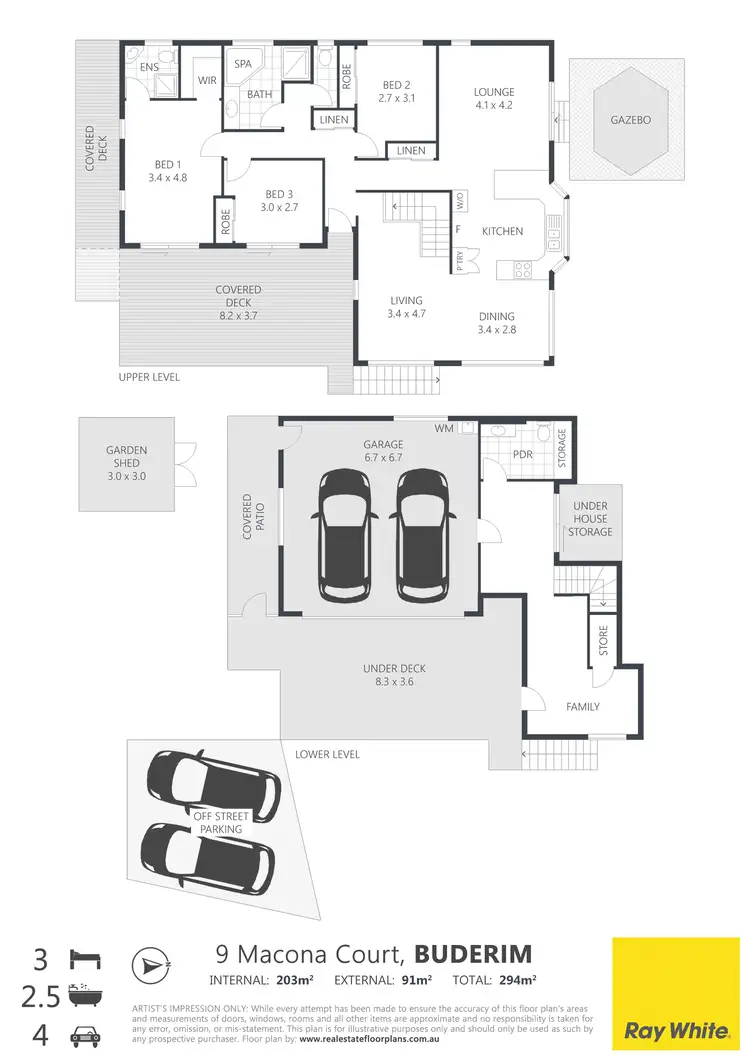 Floorplan of Homely house listing, 9 Macona Court, Buderim QLD 4556