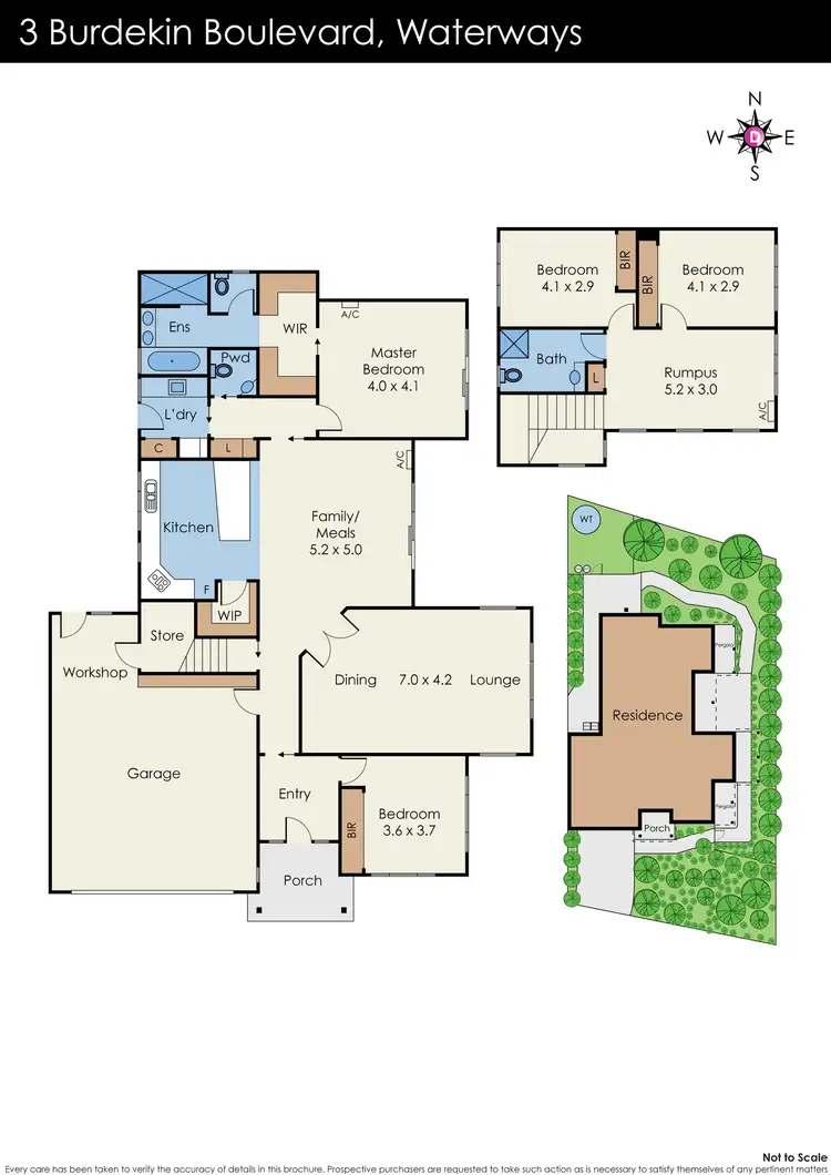 Floorplan of Homely house listing, 3 Burdekin Boulevard, Waterways VIC 3195