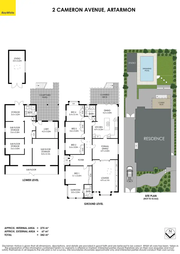 Floorplan of Homely house listing, 2 Cameron Avenue, Artarmon NSW 2064