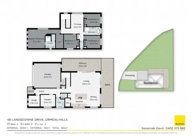 Floorplan of Homely house listing, 48 Landsdowne Drive, Ormeau Hills QLD 4208