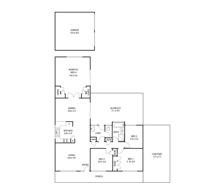 Floorplan of Homely house listing, 44 Marsala Street, Wilsonton Heights QLD 4350