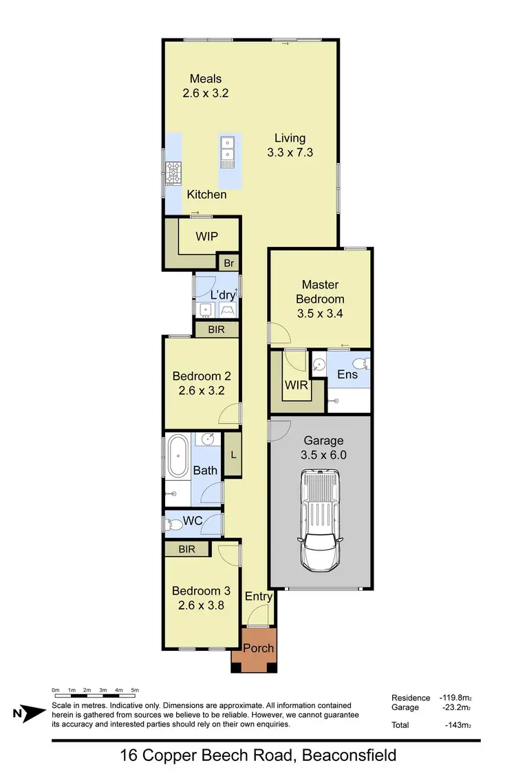 Floorplan of Homely house listing, 16 Copper Beech Road, Beaconsfield VIC 3807