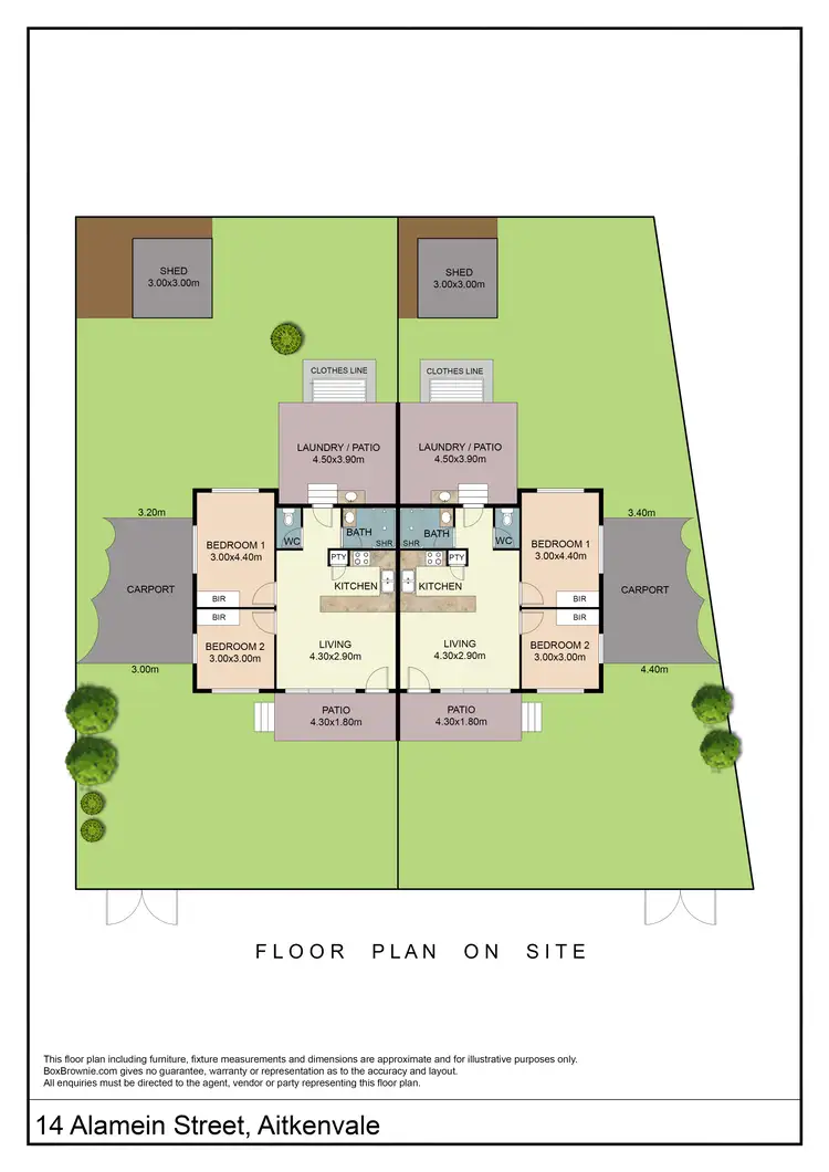 Floorplan of Homely house listing, 14 Alamein Street, Aitkenvale QLD 4814