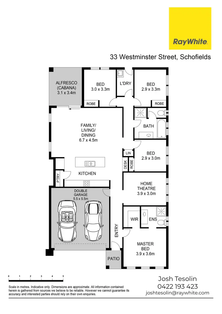 Floorplan of Homely house listing, 33 Westminster Street, Schofields NSW 2762