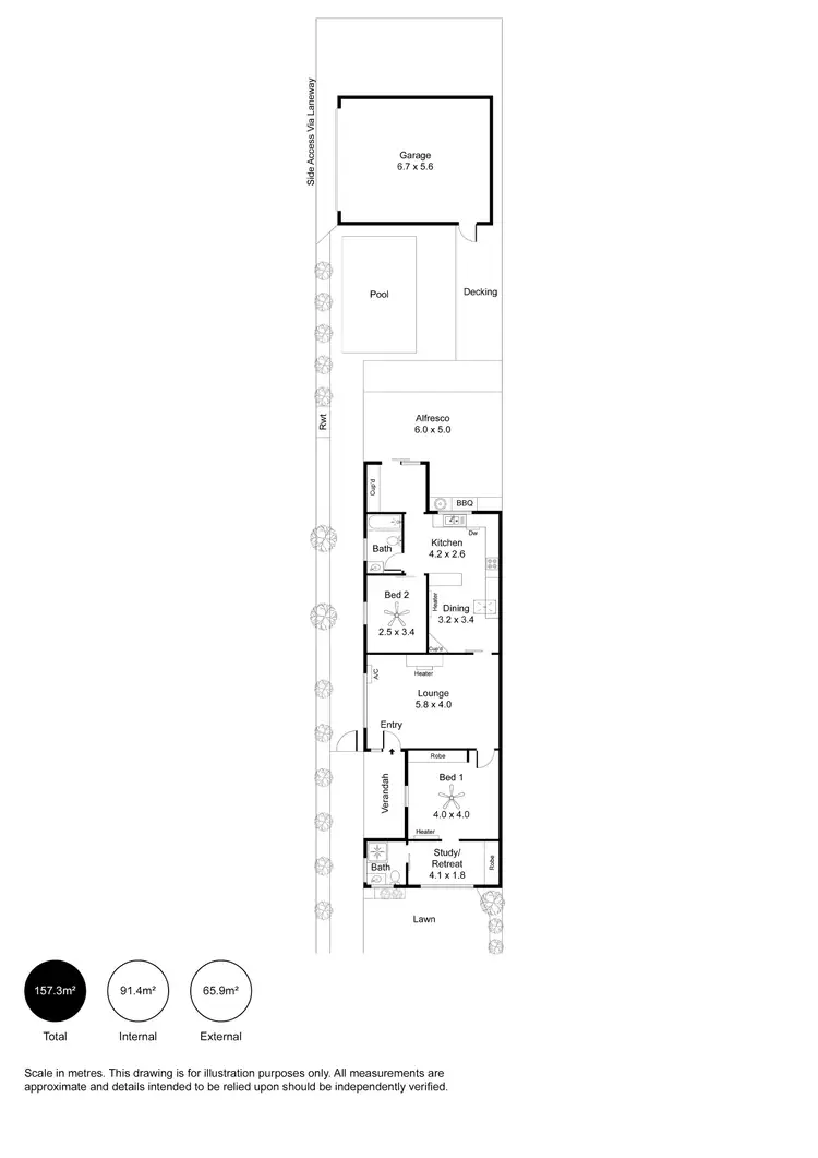 Floorplan of Homely house listing, 44 Charles Sturt Avenue, Grange SA 5022