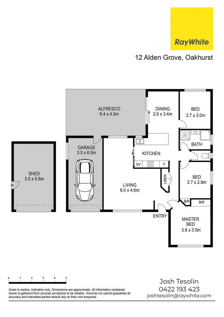 Floorplan of Homely house listing, 12 Alden Grove, Oakhurst NSW 2761