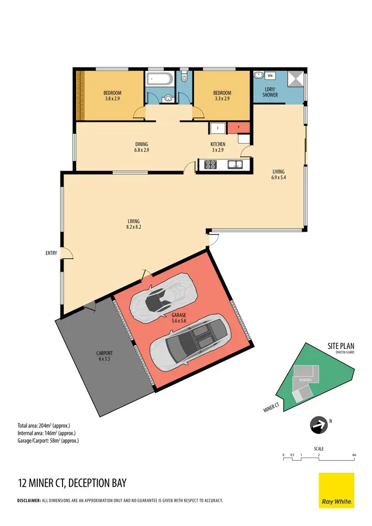 Floorplan of Homely house listing, 12 Miner Court, Deception Bay QLD 4508