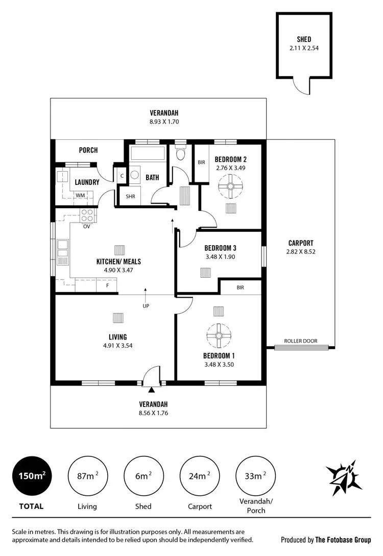 Floorplan of Homely unit listing, 17 Druids Avenue, Mount Barker SA 5251