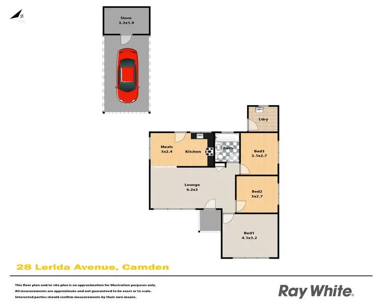 Floorplan of Homely house listing, 28 Lerida Avenue, Camden NSW 2570