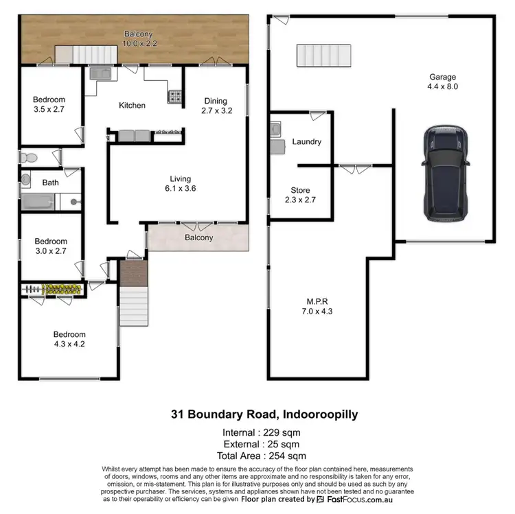 Floorplan of Homely house listing, 31 Boundary Road, Indooroopilly QLD 4068