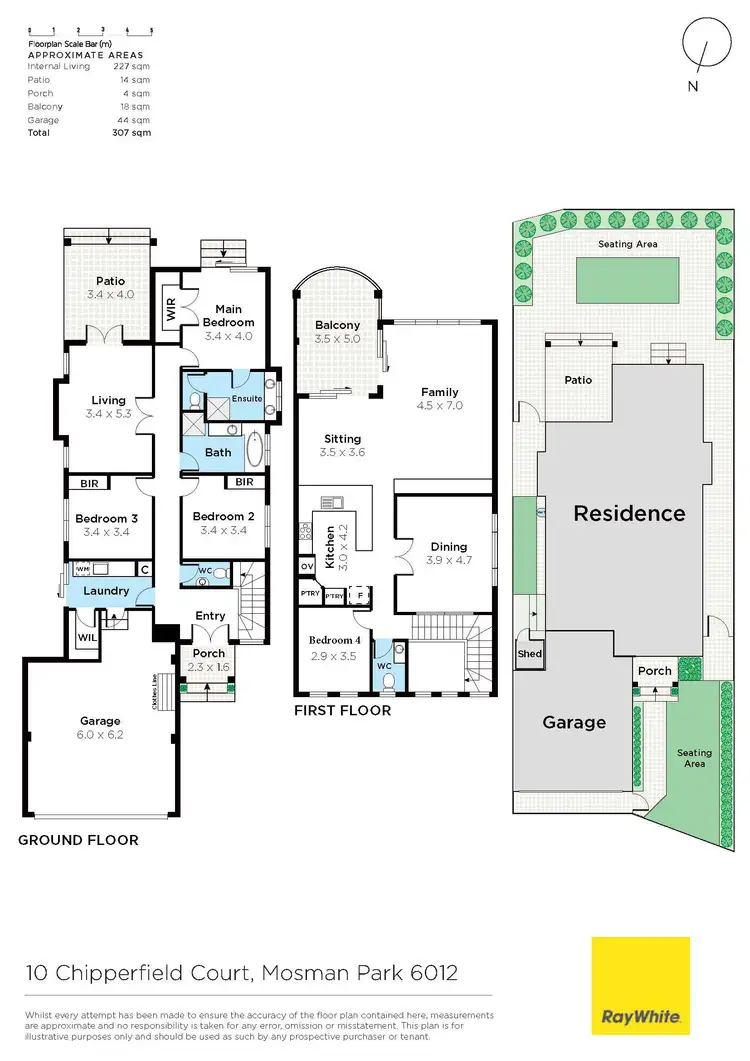 Floorplan of Homely house listing, 10 Chipperfield Court, Mosman Park WA 6012