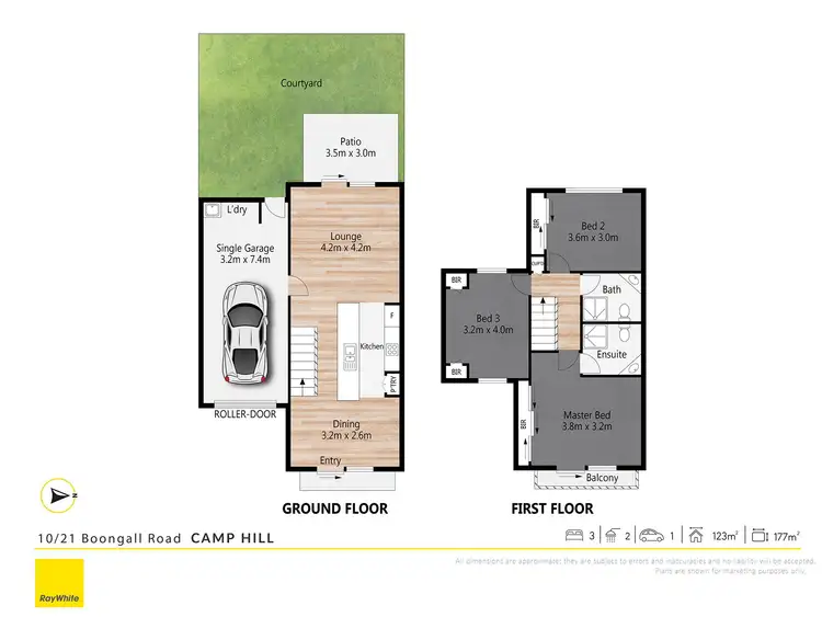 Floorplan of Homely townhouse listing, 10/21 Boongall Road, Camp Hill QLD 4152