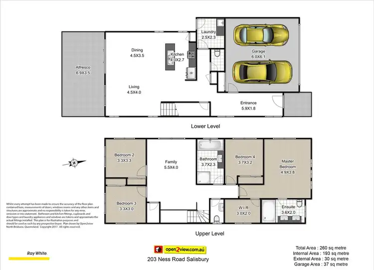 Floorplan of Homely house listing, 203 Ness Road, Salisbury QLD 4107