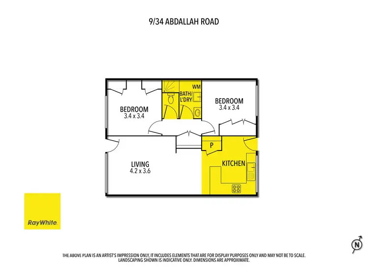 Floorplan of Homely unit listing, 9/34 Abdallah Road, Seymour VIC 3660