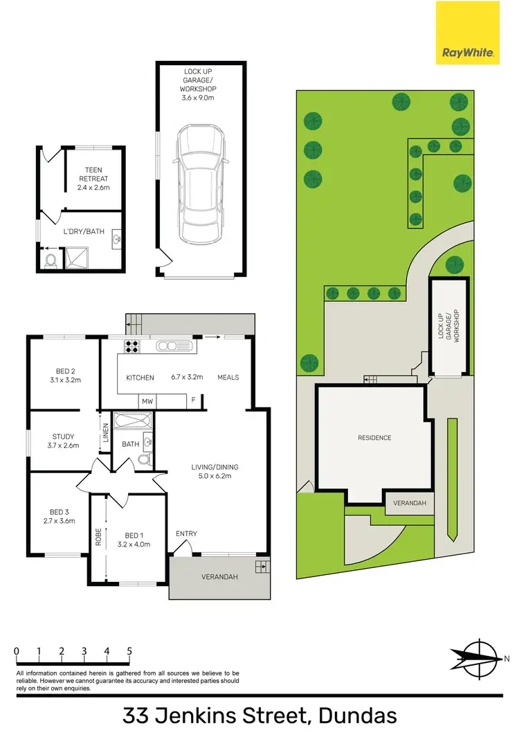 Floorplan of Homely house listing, 33 Jenkins Street, Dundas NSW 2117