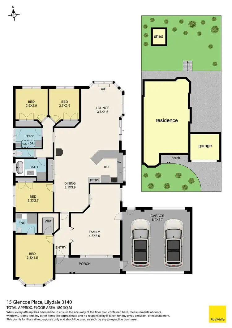 Floorplan of Homely house listing, 15 Glencoe Place, Lilydale VIC 3140