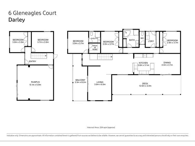 Floorplan of Homely house listing, 6 Gleneagles Court, Darley VIC 3340