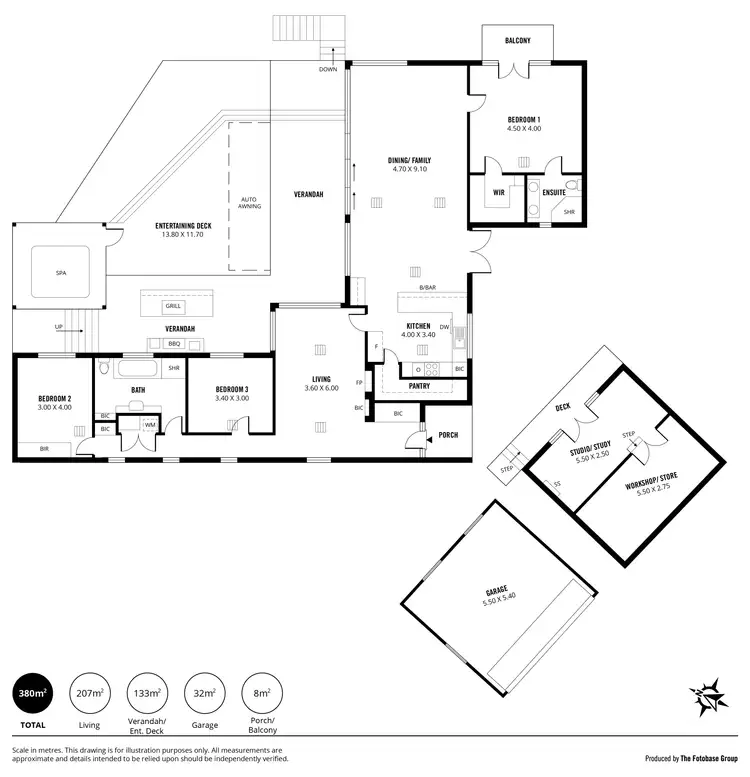 Floorplan of Homely house listing, 12 Adamson Avenue, Belair SA 5052
