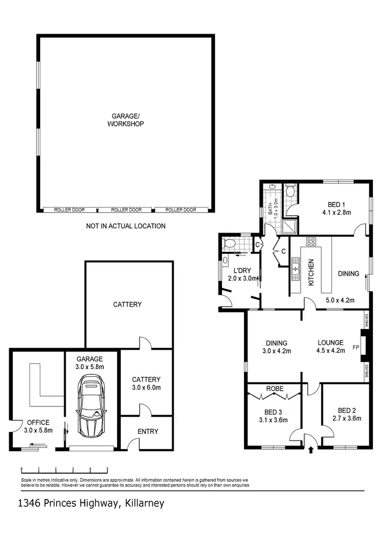 Floorplan of Homely house listing, 1346 Princes Highway, Killarney VIC 3283
