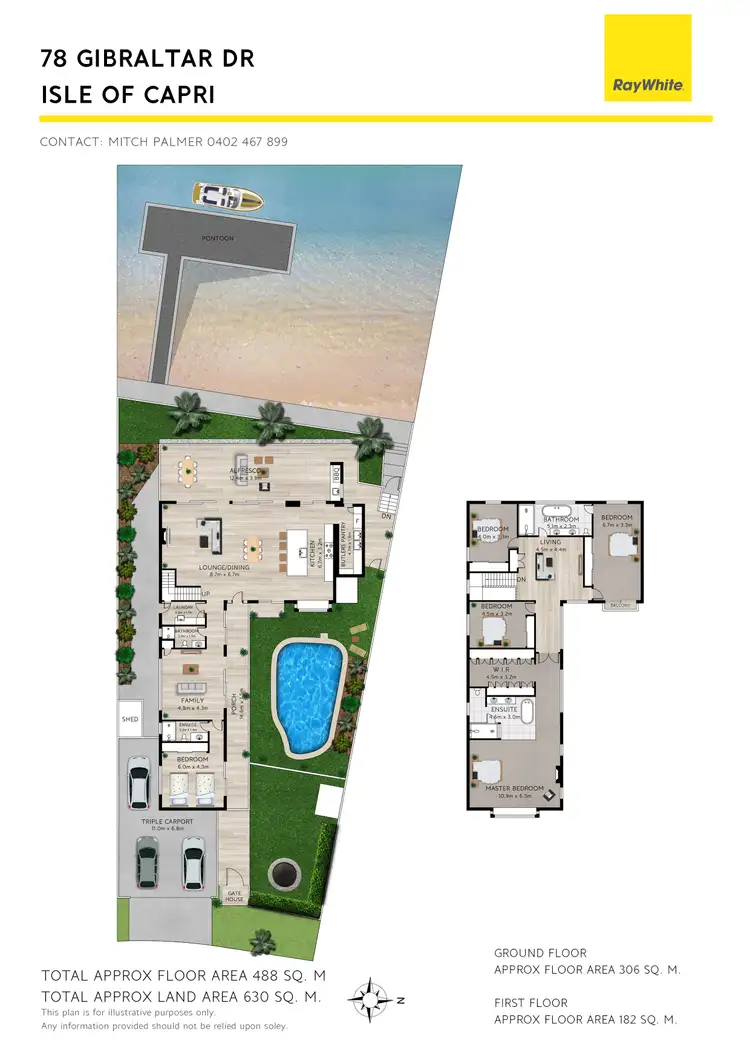 Floorplan of Homely house listing, 78 Gibraltar Drive, Isle Of Capri QLD 4217