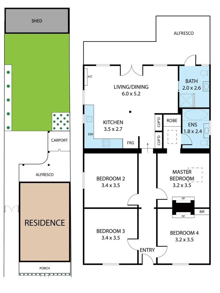 Floorplan of Homely house listing, 22 Lord Street, Bathurst NSW 2795