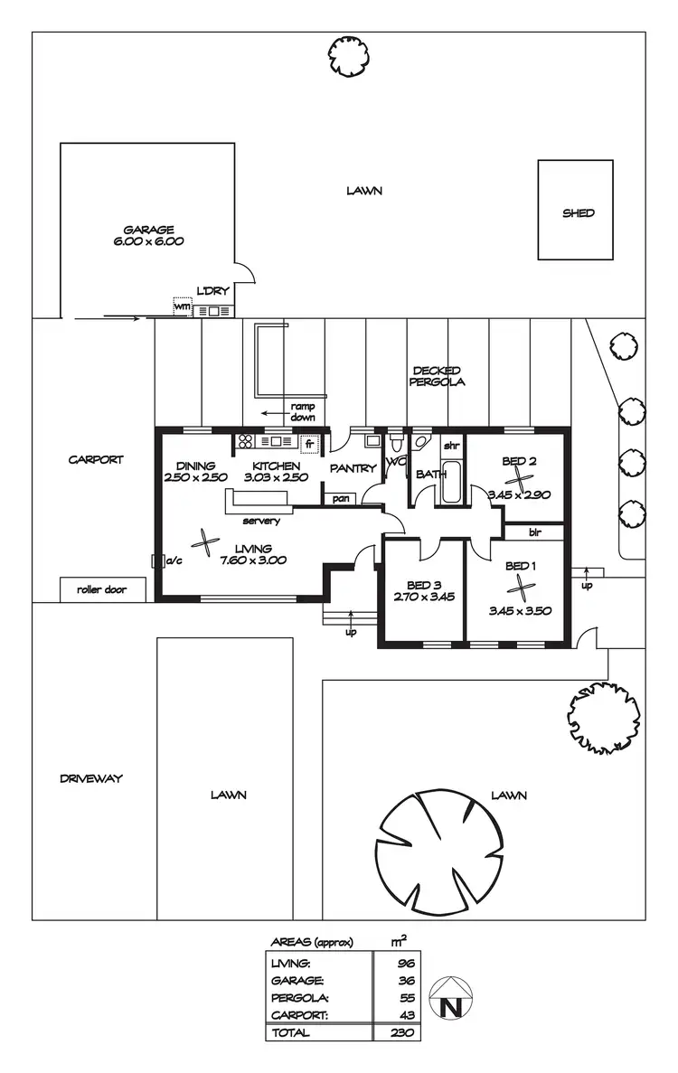 Floorplan of Homely house listing, 4 Nomina Street, Ingle Farm SA 5098